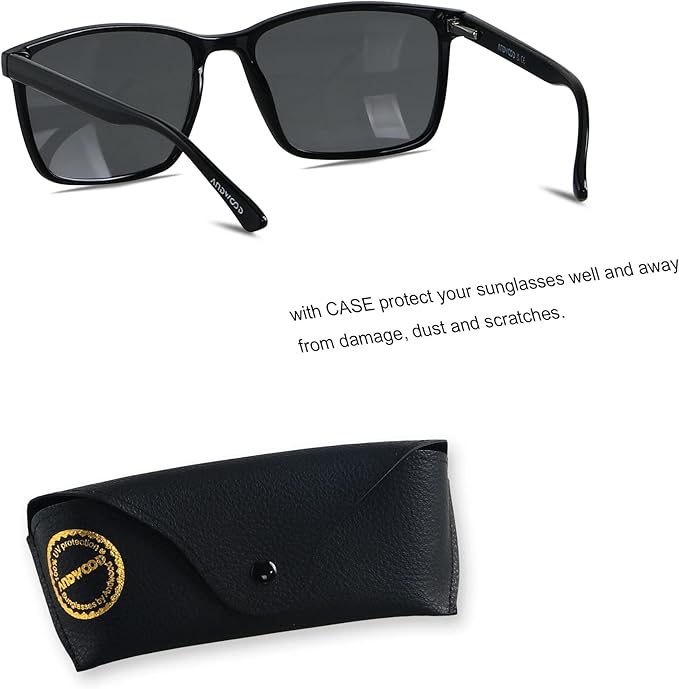 ANDWOOD Blue Light Blocking Glasses Men Women Computer Filter Large Frame Bluelight Blocker Anti Blue Ray Lightweight AR002