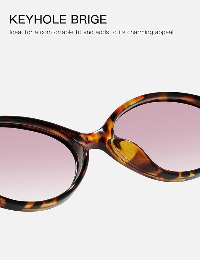 TIJN Olisa Blue Light Blocking Glasses for Women Men,Oval Glasses Frame Bluelight Glasses for Gaming/Computer/Screen