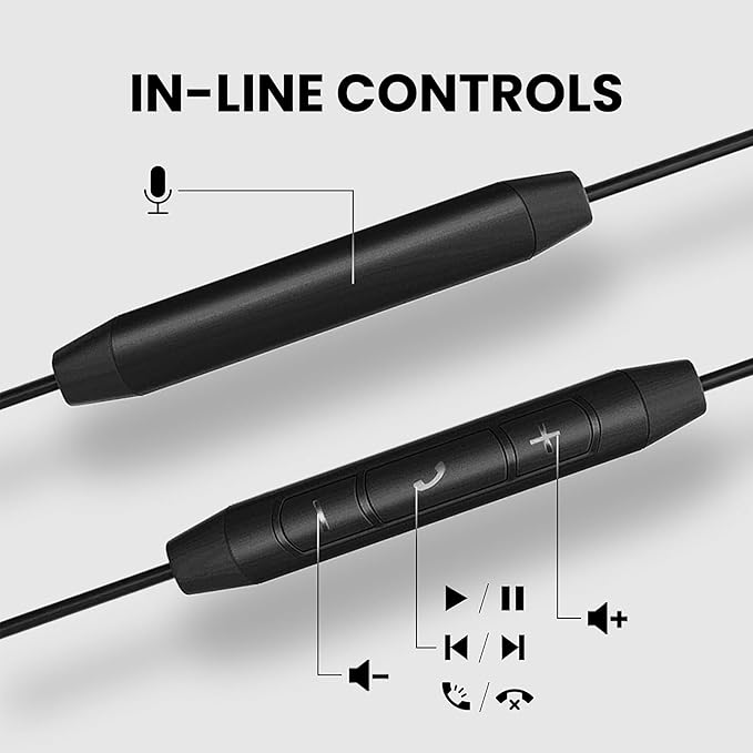 Avantree Resolve (Small & Large Sizes) – 2 Pack Wired Open-Ear Earbuds w/Inline Mic, Comfort Fit, Aware Listening, Over-Ear Hook Headphones for Office, Home, Outdoor Use, 3.5mm AUX