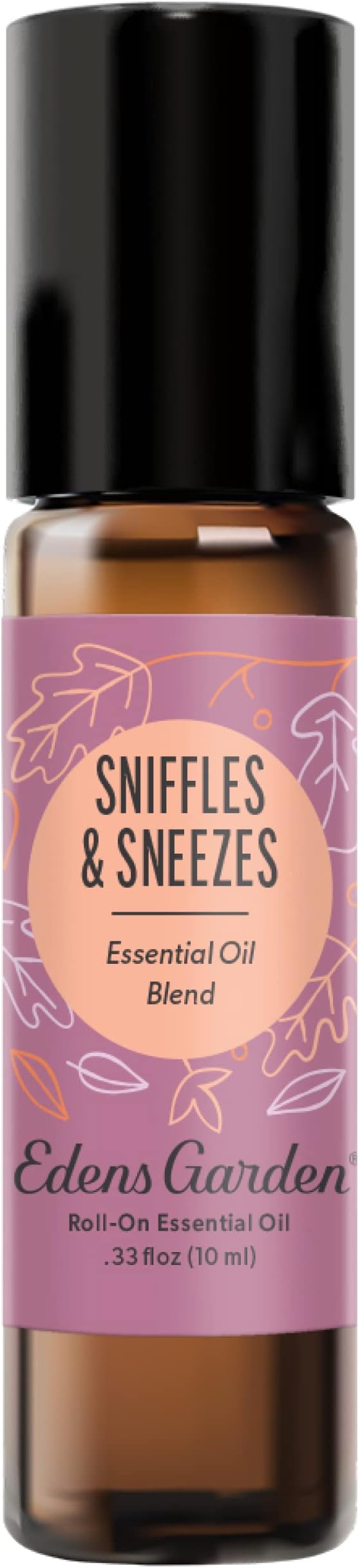 Edens Garden Sniffles & Sneezes Essential Oil Roll-On Blend- 100% Pure Premium Grade, Natural, Therapeutic, Aromatherapy, Kid & Skin Safe, The Best for Health, Wellness Pre-Diluted 10 ml (.33 fl oz)