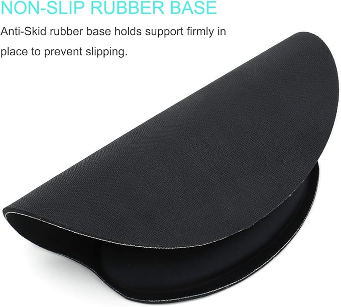 RICHEN Memory Foam Mouse Pad with Wrist Support,Ergonomic Mouse Pad with Wrist Rest,Non-Slip Rubber Base for Computer Laptop & Mac,Lightweight Rest for Home,Office & Travel (Lion)