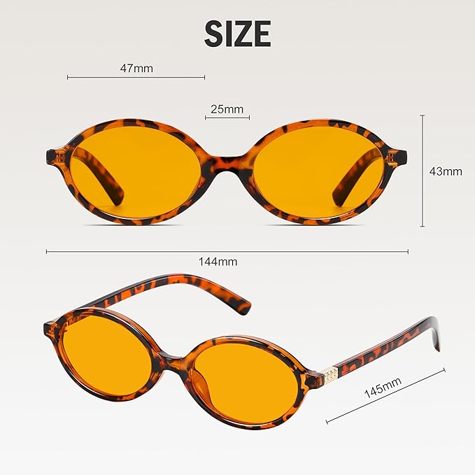 Trendy Amber Blue Light Blocking Glasses Orange Lens for Better Sleep,Computer Eye Strain Men Women Gaming Glasses