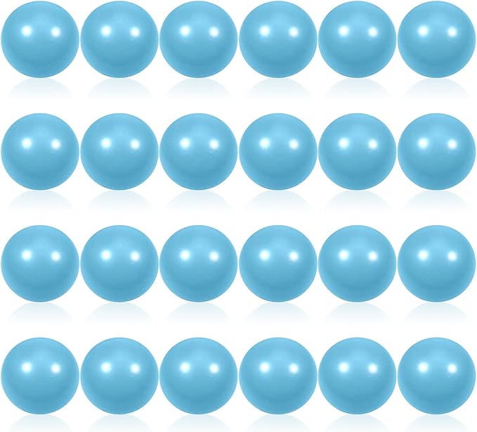 24 Pcs Light Blue Foam Stress Ball Squeeze Stress Relief Balls for Kids and Adults Hand Exercise Sensory Relief Toys for Anxiety ADHD Autism （Light Blue）