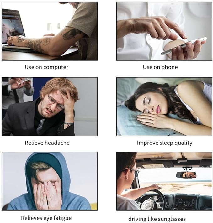 Half frame Retro Semi Rimless Photochromic Lens Glasses Blue Blocking Eyewear For Men Women (3 Pack Photochromic Reading 1.75 X)