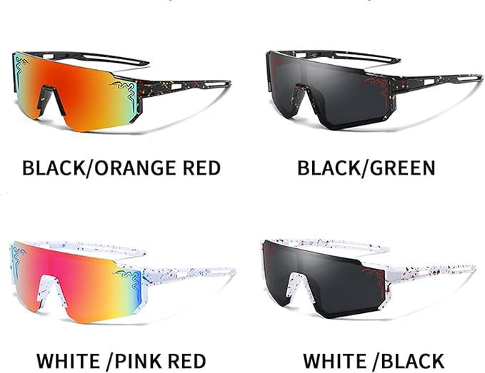 1/2/3 pcs Youth Baseball Glasses Boys Girls UV400 Kids Teen Sunglasses Child Young Men Women Football Eyewear