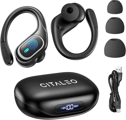 Translation Earbuds, 164 Languages Ai Translation Earbuds Real Time, Bluetooth 5.4 Translator Device,Noise Cancelling,70 Hours Battery, Translation Headphones for Travel&Business&Study, Black