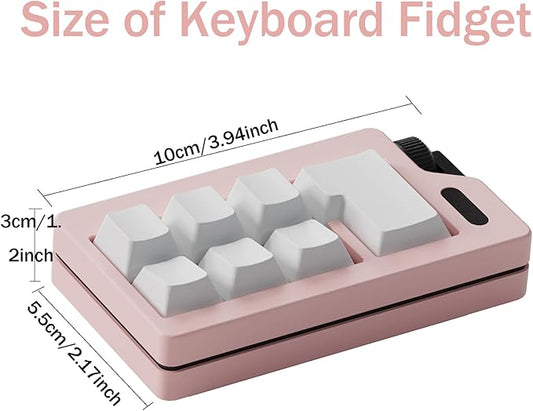 Keyboard Fidget Clicker Toy for Adults, Fidget Keyboards Sensory Fun Toys for Anxiety Decompression, Gift Christmas Ideal for Lover