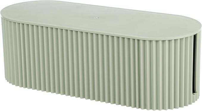 Green Cord Organizer Box, Plastic Cable Management Box with Lid, Power Strips Protector Cover Under TV and Desk for Home, Office, Bathroom, School, Wires Hider Protector for Floor (Small)