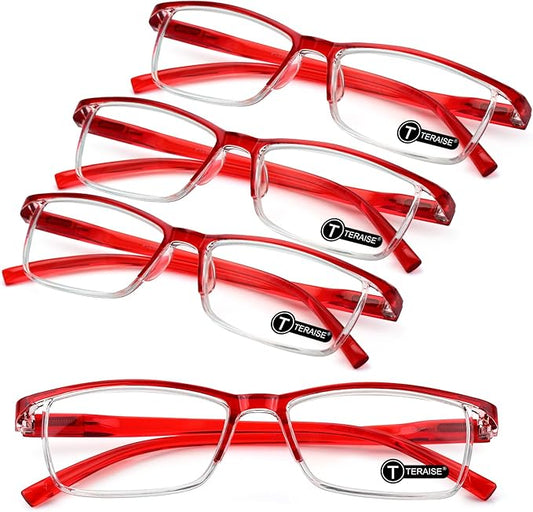 TERAISE Fashion Anti-blue light Reading Glasses Men Women Computer Reader