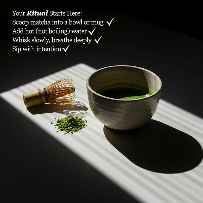 Align Matcha - Ceremonial Matcha Organic 50g, 42 Servings - Japanese Matcha Powder for Enhanced Focus and Energy - Smooth, Rich Flavor with Vibrant Green Color - Ideal for Daily Use and Smoothies