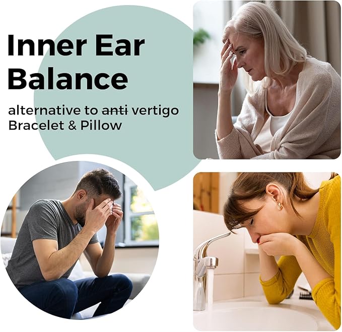 Liposomal Vertigo Supplement, High Absorption Formula with Ginkgo Biloba, Ginger Extract & Magnesium, Natural Wellness Supplement, Relaxation and Calm, 60 Softgels