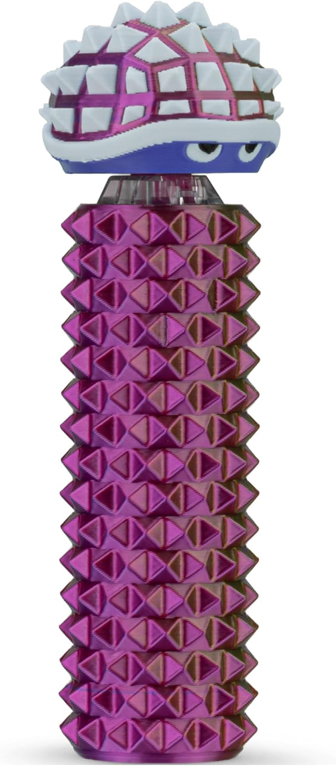 Shelly - Sensory Fidget Toy, Textured Pain Stim Device, Stress Relief for Focus and Concentration (Neon Harmony)