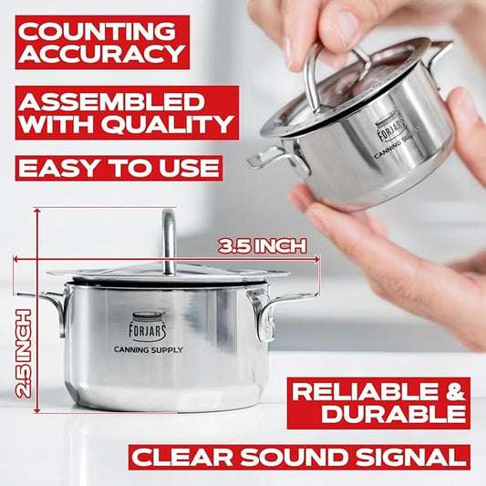 FORJARS Mechanical Kitchen Timer-for Cooking Wind up-Manual timers 60-Minute-Clock with Loud Alarm-No Batteries Required-Ideal for Food