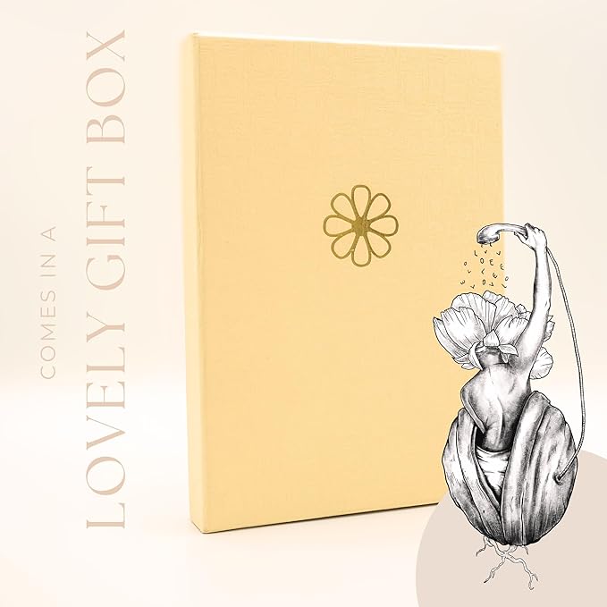 Her Vibe Journal | 13-Week Guided Mindfulness Journal for Women | Fresh Daily Prompts, Activities & Inspiration | Elegant Design & Dreamy Illustrations | Nurture Self-Love & Wellness | A5 Size | Premium Gift Box Included