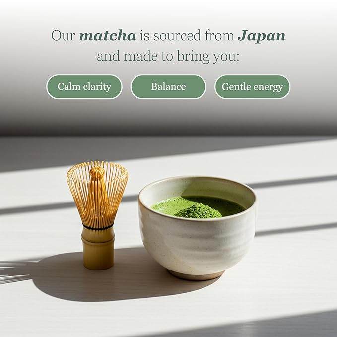 ALIGN MATCHA - Ceremonial Grade Japanese Matcha Powder 50g 42 Servings for Daily Focus, Smooth Energy & Vibrant Clarity, Fine Stone-Ground Green Tea for Lattes, Smoothies & Rituals, Sourced from Japan