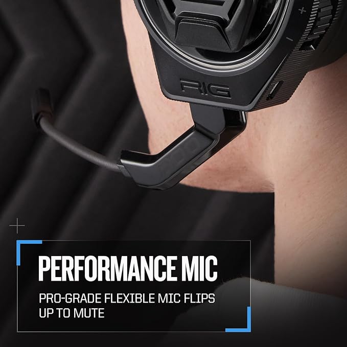 RIG 800 PRO HX Wireless Gaming Headset & Multi-Function Base Station Officially Licensed for Xbox Series X|S, Xbox One, Windows 10/11 PCs - Dolby Atmos 3D Audio - Up to 60 Hour Battery