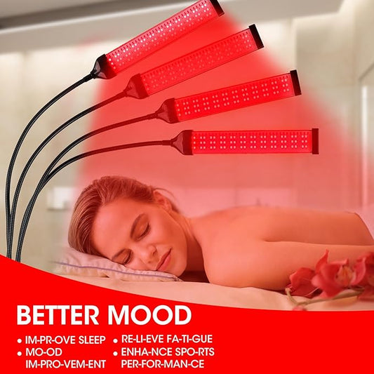 NIR & Red Light Therapy Device - Infrared Light Panel Red 660nm and Near Infrared 850nm with Smart Controller for Body, Pa-in Re-LIEF, Skin Wellness，etc.