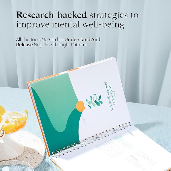 Switch Research Self-Love Journal - Self Care Journal for Women with Prompts - Mindfulness & Gratitude Journal, Therapist Recommended for Self Reflection & Personal Growth - Guided Writing Notebook A4