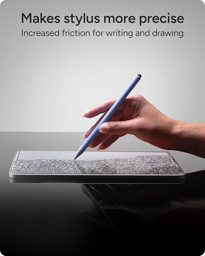 ZAGG Fusion Canvas Screen Protector for iPad 11-inch (A16) & iPad 10.9-inch (10th Gen) - Paper-like Texture, Matte, Scratch-Resistant, InvisibleShield, Anti-Glare, Easy Install