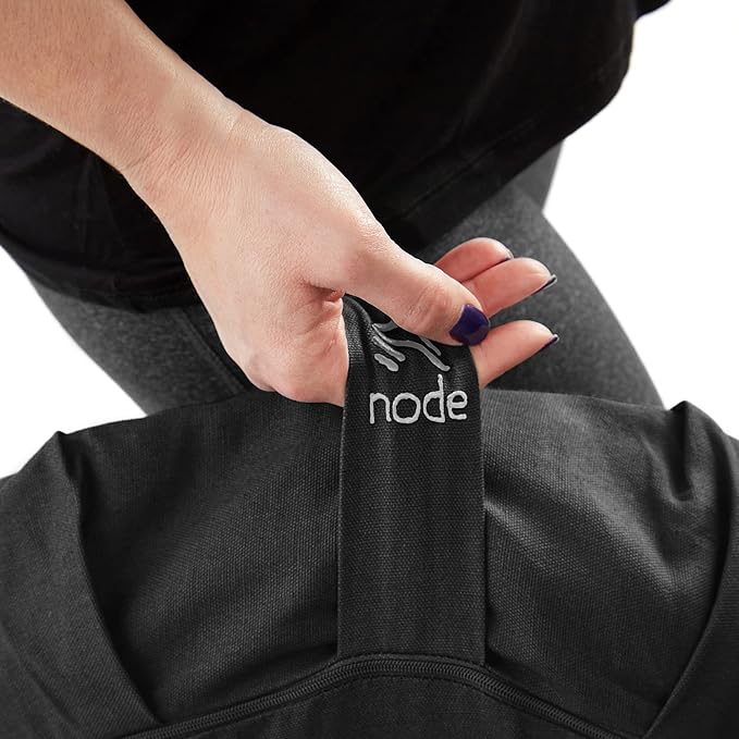 Zafu Meditation Cushion, 15" Round Buckwheat Yoga Pillow with Organic Cotton Cover