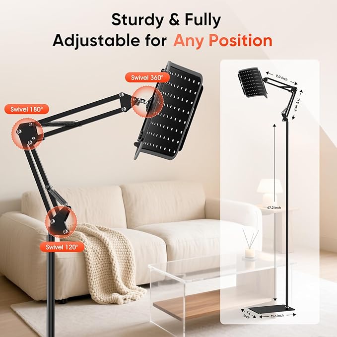 Red Light Therapy for Face Body - Infrared Lamp with Stand, 3-in-1 Use LED Light Therapy Device, 660nm Red Light & 850nm Near Infrared Light for Home Use, Ideal Gift