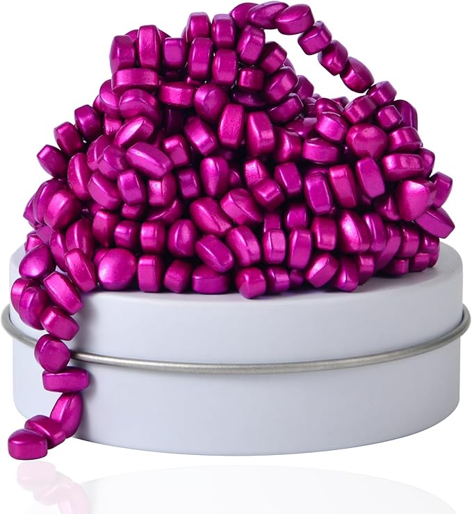 Fidget Toys Adults,Rose Red 300+ Smooth Ferrite Rocks,Executive Desk Toy|Stress Relief Sensory Toy|Fidgets Toys|Adults Gifts, Holiday Stocking Stuffer