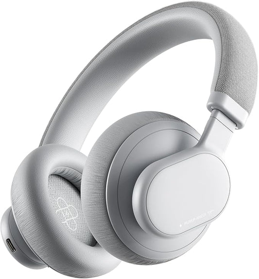 Active Noise Cancelling Headphones, Wireless Over Ear Bluetooth Headphones with Microphone, 40H Playtime, Comfortable Fit,Bluetooth 5.3,Grey