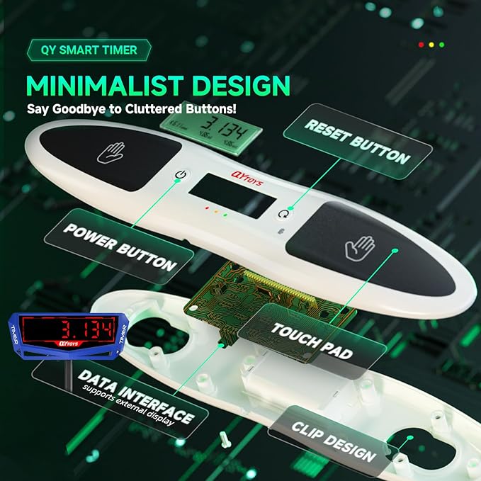 Professional Speed Cube Timer,Touch Control Timer with Display,Cube Race Stack Competition a Great Gift for Boys and Girls