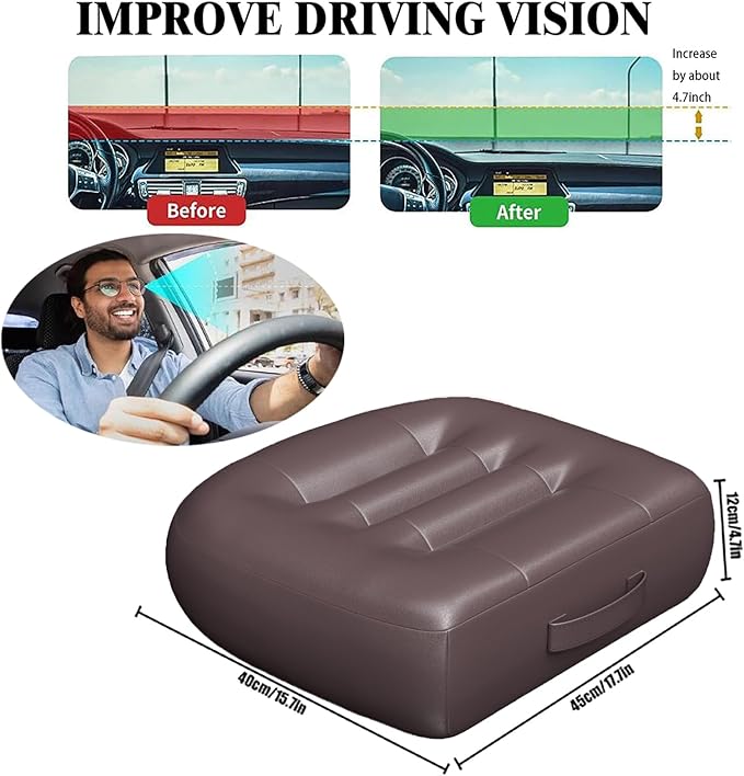 Super Thicken Car Seat Cushion for Adults/Office Chair Cushions/Butt Pillow for Car Long Sitting,Portable Car Seat Pad Fatigue Relief Suitable for Trucks,Cars,，Office Chairs,Wheelchairs（brown）