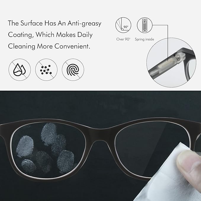 ZENOTTIC Kids Blue Light Blocking Glasses Anti Glare Lens Lightweight Frame Computer Eyeglasses for Boys and Girls