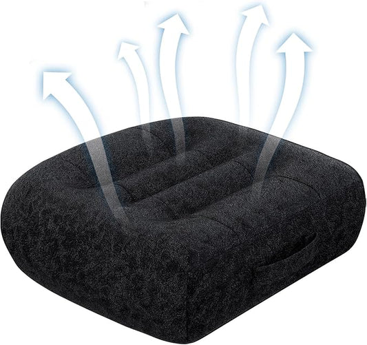 Super Thicken Car Seat Cushion for Adults/Office Chair Cushions/Butt Pillow for Car Long Sitting,Portable Car Seat Pad Fatigue Relief Suitable for Trucks,Cars,Office Chairs,Wheelchairs（Black）