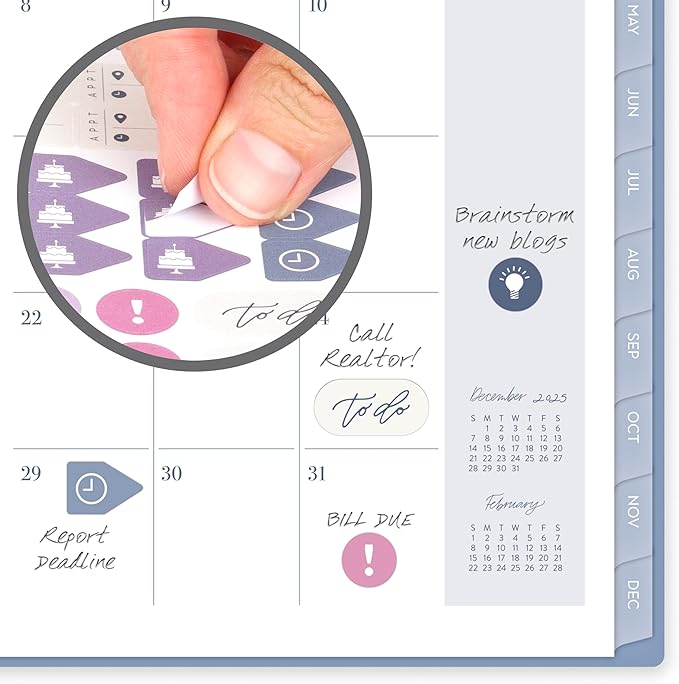 Cambridge 2026 Planner by Leah Bisch, Weekly & Monthly, 5.5" x 8.5", Small, Ciara Floral (LB41-200-26)