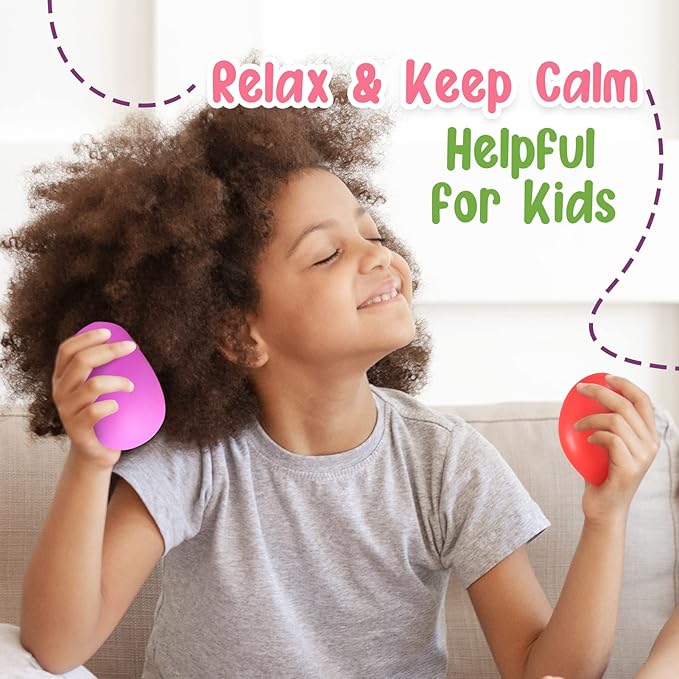 Slow Risng Stress Balls 8 Pack, Stretchy Fidget Toys for Anxiety Relief, Pull Stretch Squishy Toys for Kids Teens Adults, Fidgets for Classroom Prize, Sensory Hand Exercise Tool