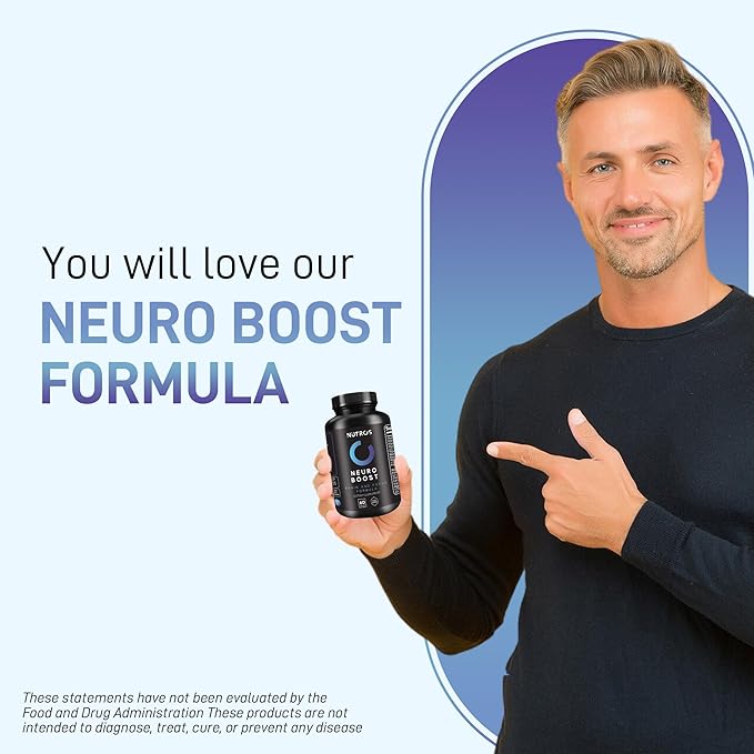 Neuro Boost | Nootropic - Supports Memory and Improves Mood and Mental Clarity | 60 Capsules