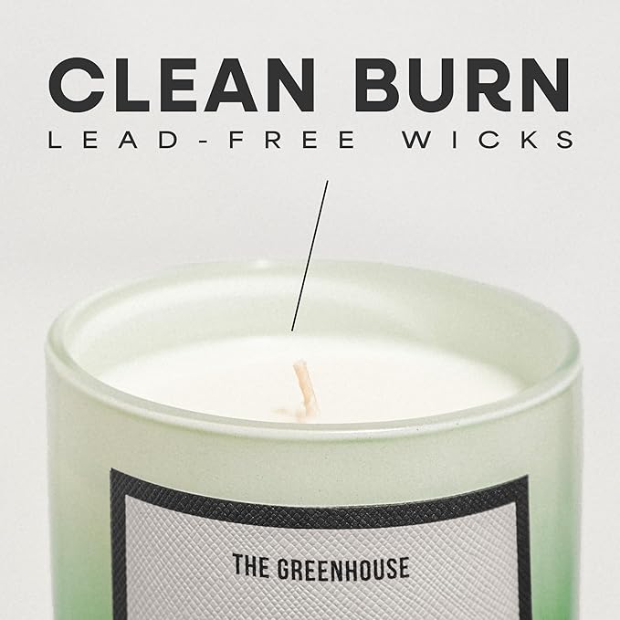 Hidden Label Eucalyptus&Sage Soy Candle, 12oz/75-Hours Burn Time, 100% Natural Candles Non Toxic, Aromatherapy Candle for Stress Relief, Meditation, Yoga & Relaxation