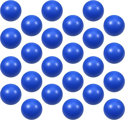 24 Pcs Blue Foam Stress Ball Squeeze Stress Relief Balls for Kids and Adults Hand Exercise Sensory Relief Toys for Anxiety ADHD Autism （Blue）