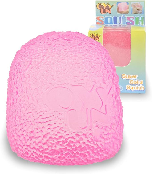 Stress Relief Toys, Strеss Relief Balls, Squeeze Exercise Stress Balls, Gel Strench Balls for Arthritis Hand, Finger, Grip Strengthening and Stress Relief (Pink Ellipsoid)