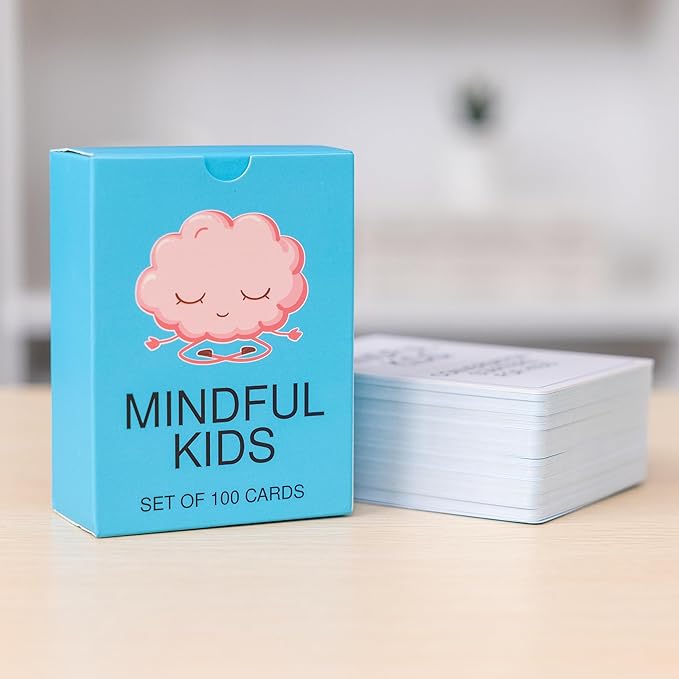 100 Mindfulness Conversation Starter Cards for Kids - Enable Meaningful Conversations with Kids