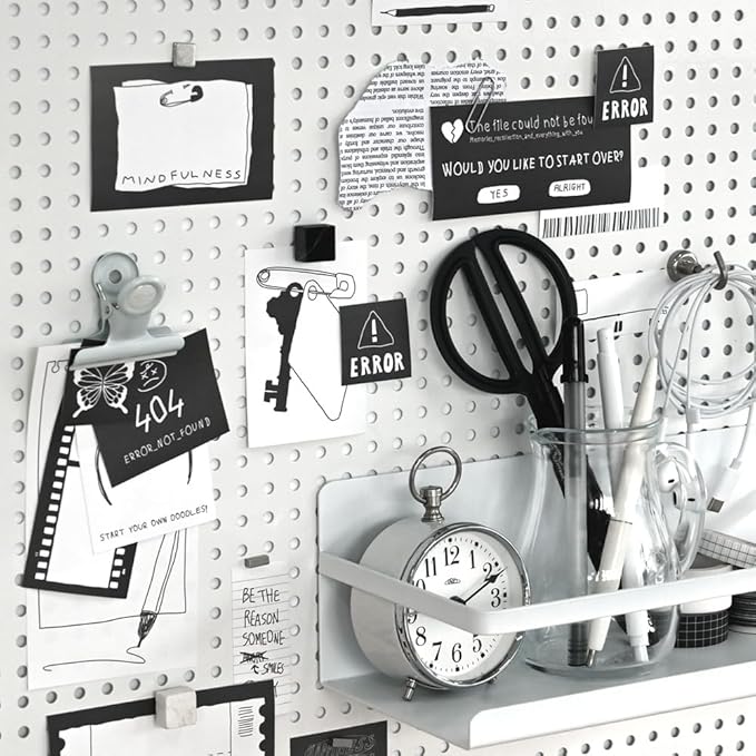 [Monolike] Little Doodle Sticker Pack (102Pcs)_(Variety Pack, Journal, Scrapbook, Waterproof, Fancy Sticker)