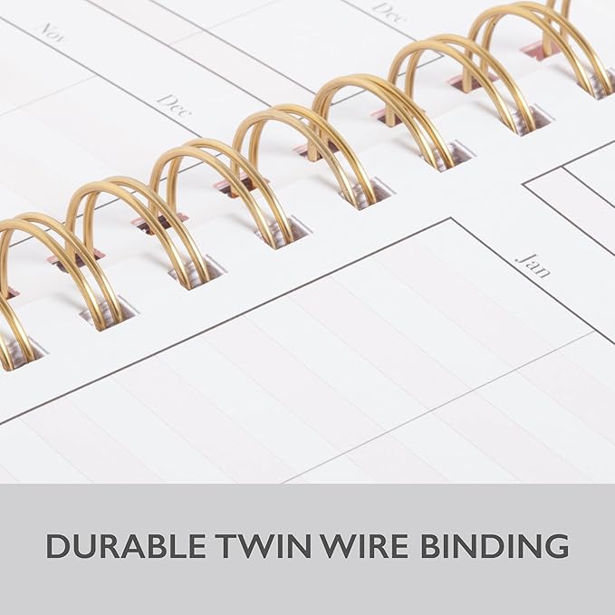 Blue Sky 2024-2025 Academic Year Weekly and Monthly Planner, 5" x 8", Flexible Cover, Wirebound, Borealis (150669)