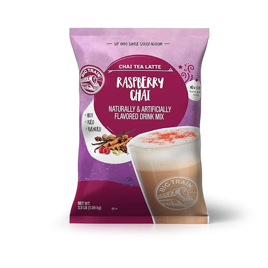 Big Train Raspberry Chai Tea Latte Beverage Mix, 3.5 Pound (Pack of 1)