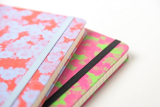 Moleskine Custom Edition Notebook, Hard Cover, Ruled, Large (5" x 8.25"), Soft Lavendar/Red, 240 Pages