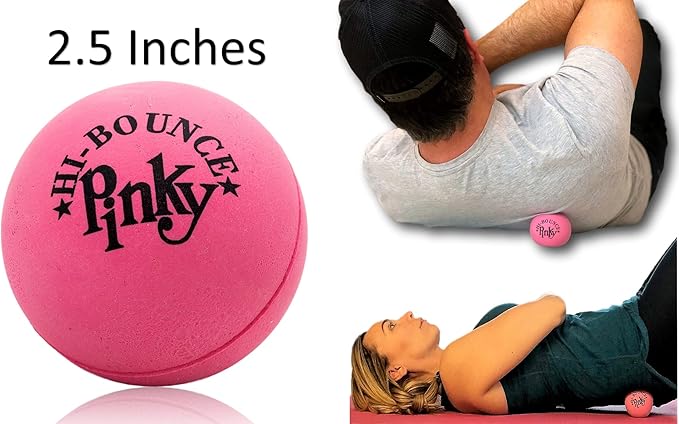 JA-RU Hi-Bounce Pinky Ball (6 Pack) Rubber-Handball Bouncy Balls for Kids and Adults. Small Pink Stress Bounce Ball. Indoor and Outdoor Sport Party Favors.Therapy. Plus 1 Small Ball. #976-6A