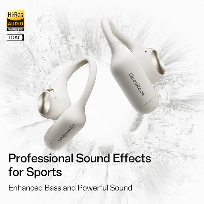 S2 Open Ear Headphones, 7G Ultra-Light Design, Hi-Res LDAC Audio, Triple Water-Resistant, Bluetooth 6.0, Effortless Photography, 32H Playtime, Smart APP, Clear Call, Wireless Sports Earbuds