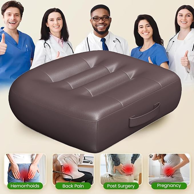 Super Thicken Car Seat Cushion for Adults/Office Chair Cushions/Butt Pillow for Car Long Sitting,Portable Car Seat Pad Fatigue Relief Suitable for Trucks,Cars,，Office Chairs,Wheelchairs（brown）