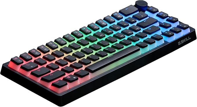 G.SKILL KM250 RGB 65% (67-Key) Mechanical Keyboard, PBT Dual Injection Keycap (Black)
