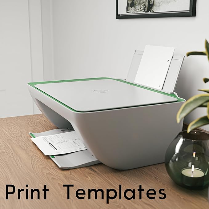 Half Letter Blank Paper, 3-Hole Punched, 250 Sheets/500 Pages, 100 GSM, Printer Paper Binder Refill, 5.5 in. x 8.5 in.