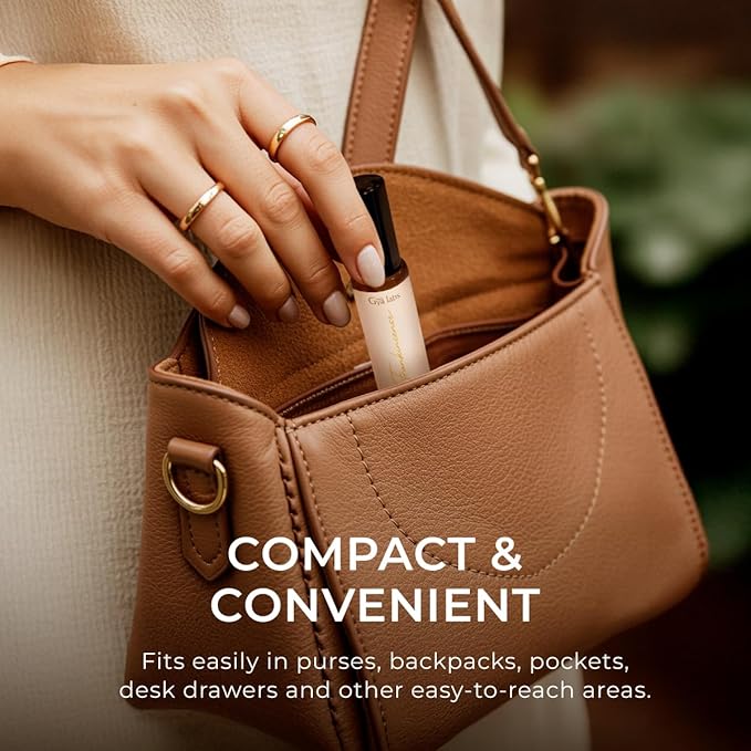 Gya Labs Frankincense Essential Oil Roll on for Face - 100% Pure Natural Frankincense Oil Roller for Skin, Aches Comfort, Soothing Aromatherapy, Self-Care Gifts for Men & Women (0.34 Fl Oz)