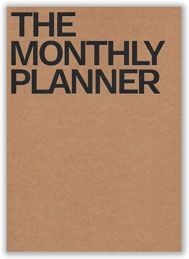 The Monthly Planner Undated (Large x 1 Pack)