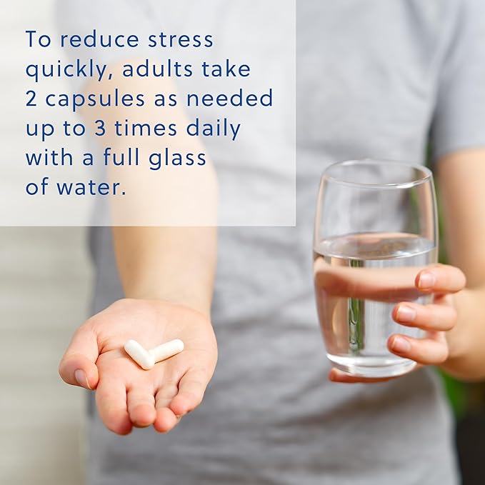 Quick Calm Mood Support Supplement with Ashwagandha, L-Theanine, Rapid Stress Relief and Relaxation – Cortisol Supplement - 60 ct